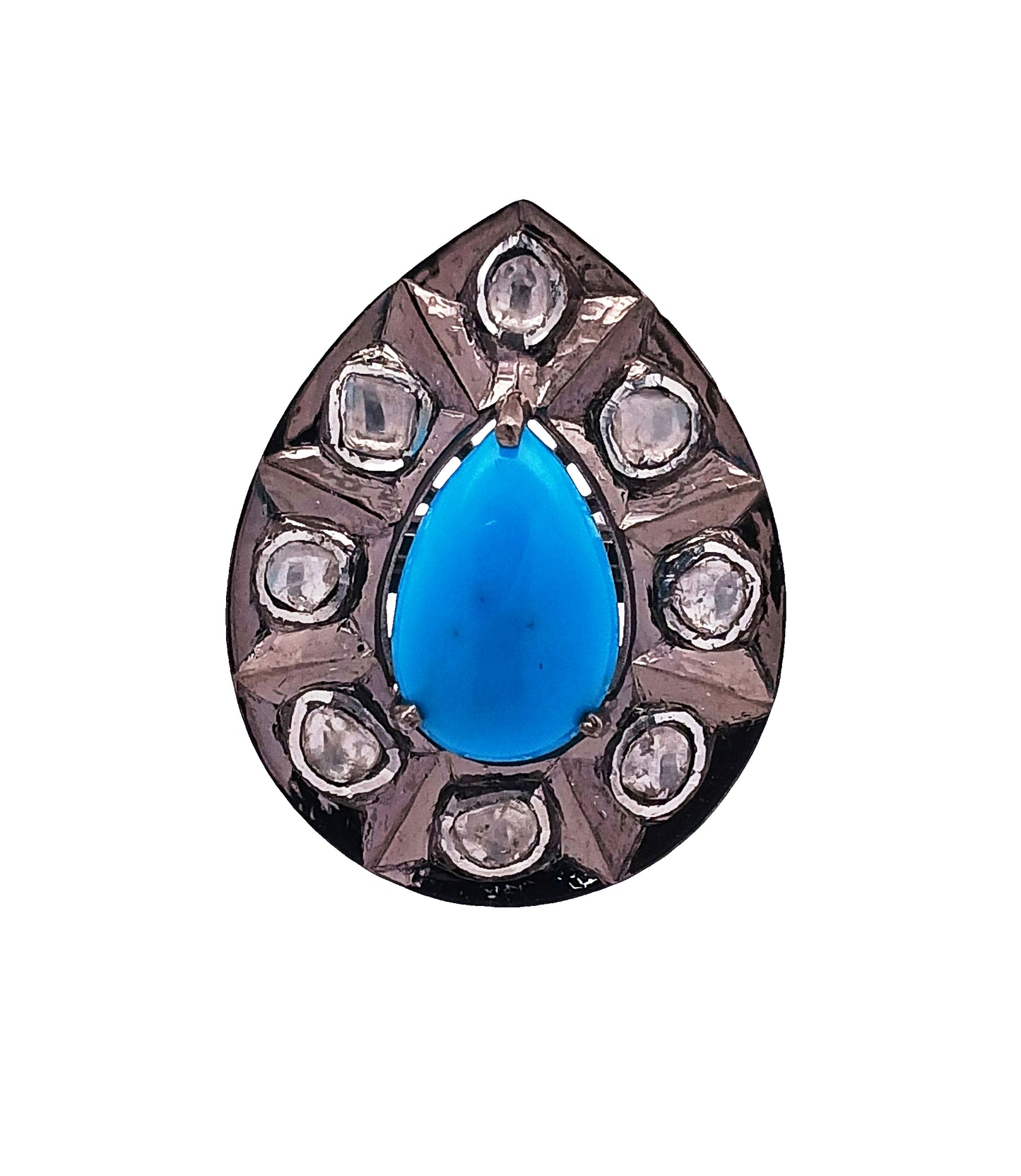 Polki & Turquoise Ring