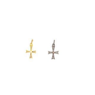 Small Cross Diamond Pendant
