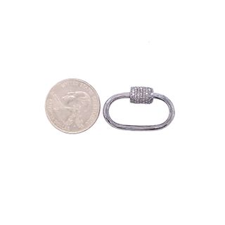 Clasp Silver Diamond