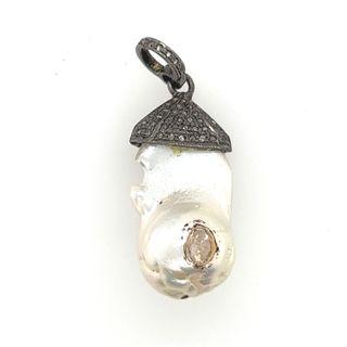 Pearl Diamond Pendant