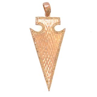 Silver and Diamond Pendant
