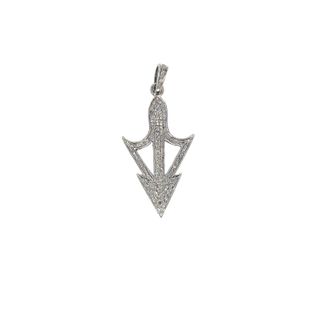Arrow All Diamond Pendant