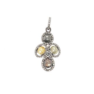 Multi Diamond and Diamond Pendant