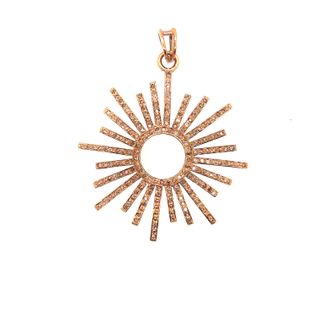 Sun Design All Diamond Pendant