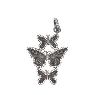 Butterfly Design Diamond Pendant