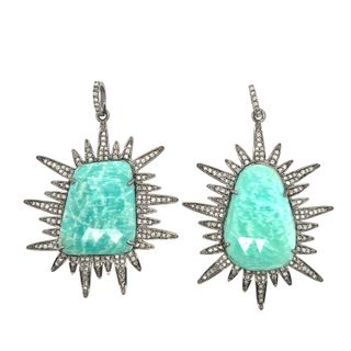 Multi Stone Pendant with Diamond