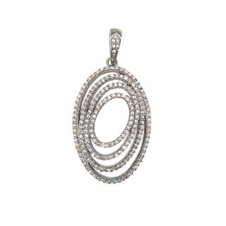 Diamond Oval Pendant