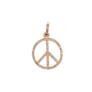 Round All Diamond Pendant
