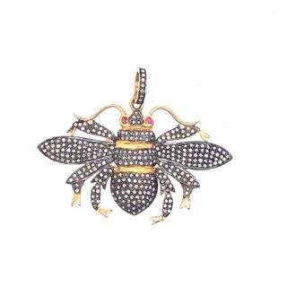 Bee Design All Diamond Pendant